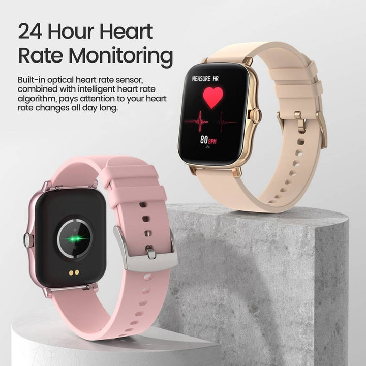 smart watch with heart rate monitoring