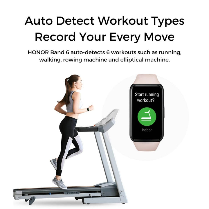 honor band 6 auto workout detection