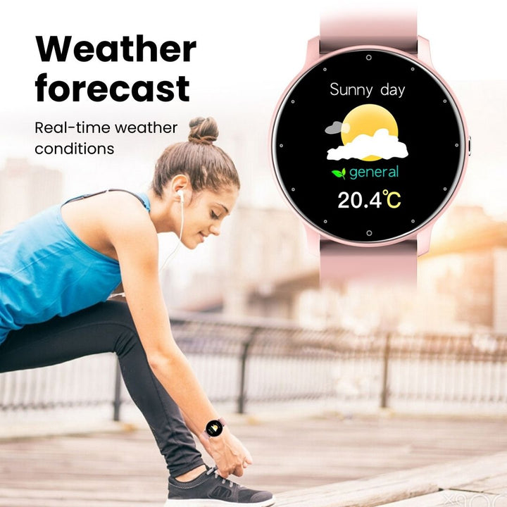 LIGE Smartwatch weather forecast
