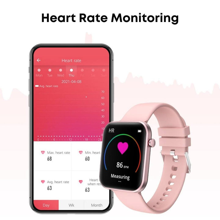 colmi p15 pink heart rate