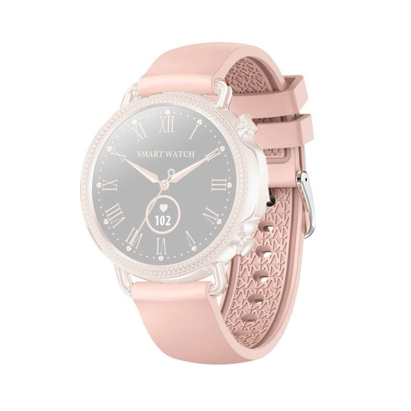 Silicone Rose Gold Strap 18mm for S21
